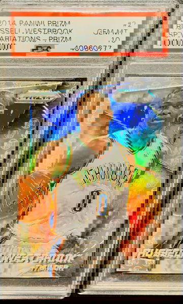 2014-15 Prizm SP Variations Silver Russell Westbrook PSA 10 POP 12