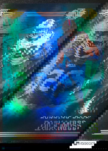 2020 Panini Illusions ZACK MOSS Rookie Light Blue SP /199 Buffalo Bills Colts