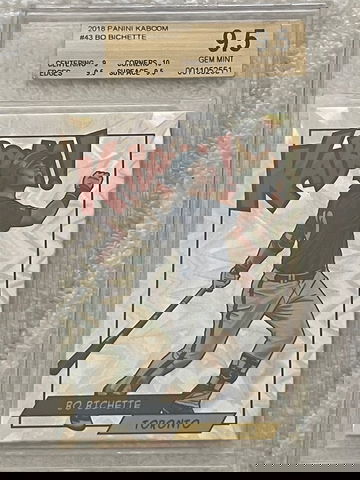 2018 Panini Bo Bichette Kaboom BGS 9.5