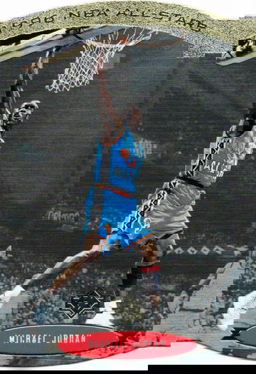 1995-96 UPPER DECK SP GOLD DIE CUT # AS2 ALL STARS MICHAEL JORDAN HOF