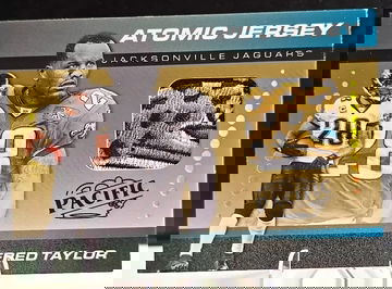2024 Panini Encore Atomic Jerseys Fred Taylor Pacific #'d 10 /10 ! Bookend! Jags
