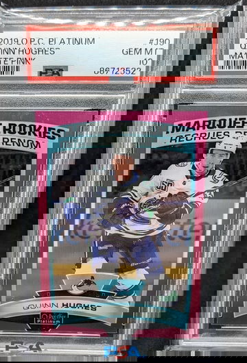 2019 OPC Platinum Quinn Hughes Pink PSA 10 