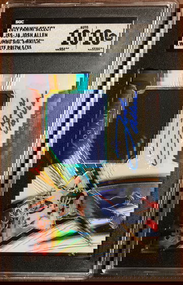 2019 Select Josh Allen Auto /35 SGC 10