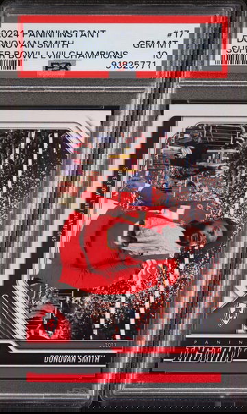 Donovan Smith 2023 Panini NFL Superbowl Champions #17 Card PSA 10 Gem Mint