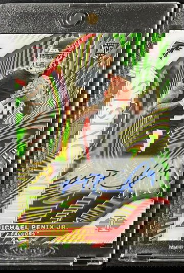2024 Panini Illusions Illusionists Michael Penix Jr. Green Auto Rookie Rc /99