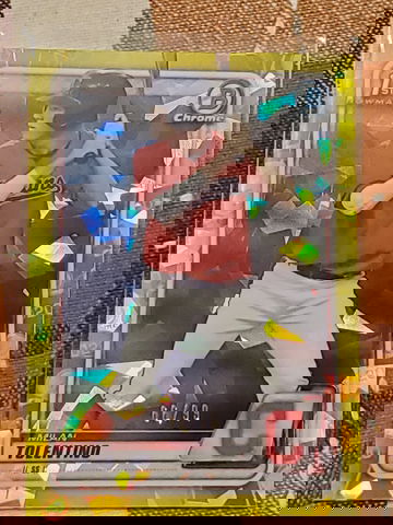 2020 Bowman Chrome Sapphire Draft Milan Tolentino # 66/ 99