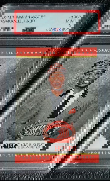 2012 Hoops Damian Lillard PSA 9