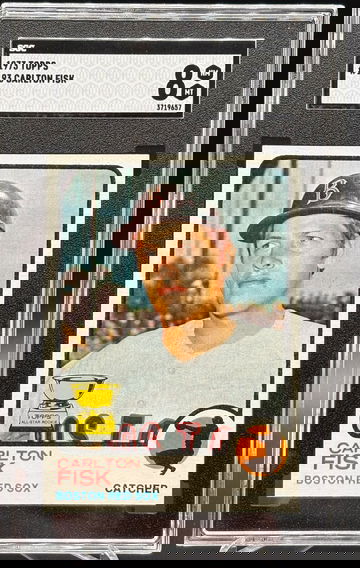 1973 Topps Carlton Fisk # 193 SGC 8