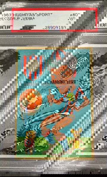 1967 Figuritas Sport Hector R. Veira PSA 3