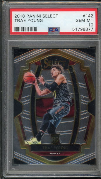 2018 Select Premier Trae Young PSA 10