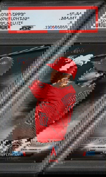 2018 Topps Salute Shohei Ohtani #S54 PSA 8