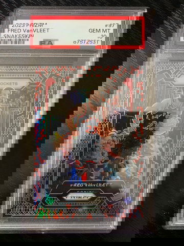 2023 Prizm Fred VanVleet Snakeskin SP Color Match PSA Gem MT 10 POP 1