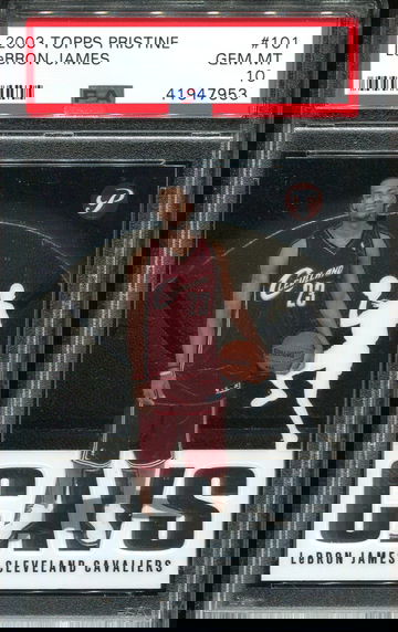 2003 Pristine Lebron James PSA 10