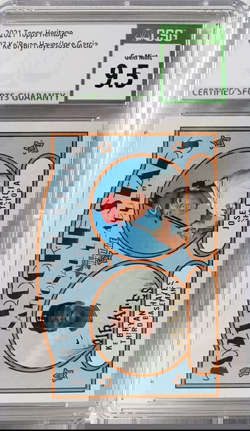 2021 Topps Heritage Ke'Bryan Hayes/Jose Garcia #97 CSG 9.5