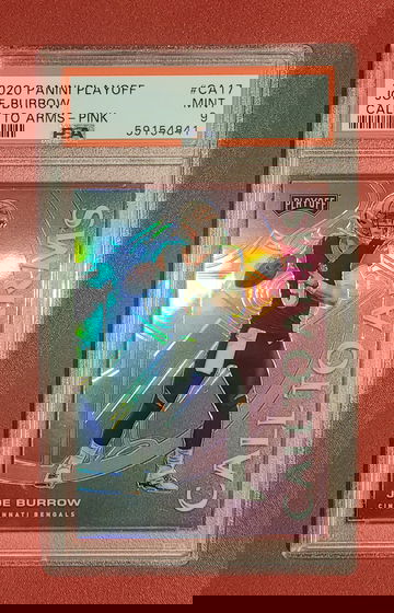 2020 Panini Playoff Call To Arms Pink Prizm Cincinnati Bengals Joe Burrow Rookie