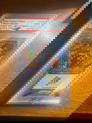 Tyrese Maxey 2020 Panini Prizm Rookie Signatures Mojo Prizm 12 / 25