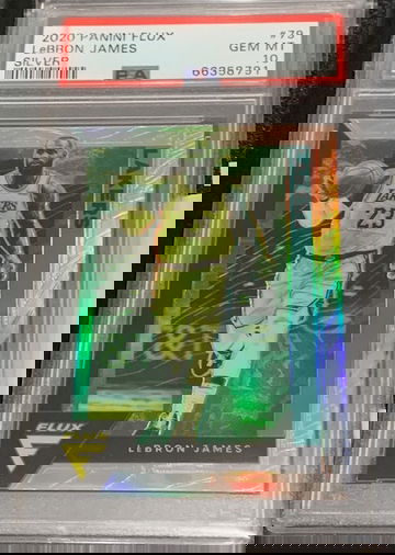 2020 Flux LeBron James Silver #79 PSA 10 Gem Mint