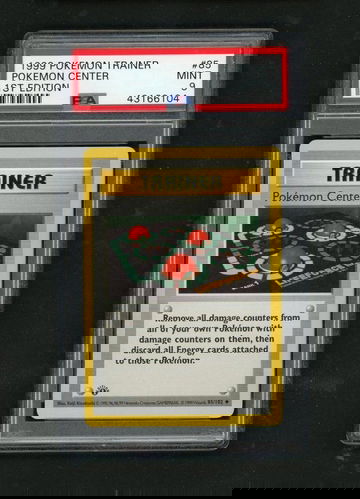 1999 Pokemon Base Set #85 Pokemon Center 1st Edition PSA 9