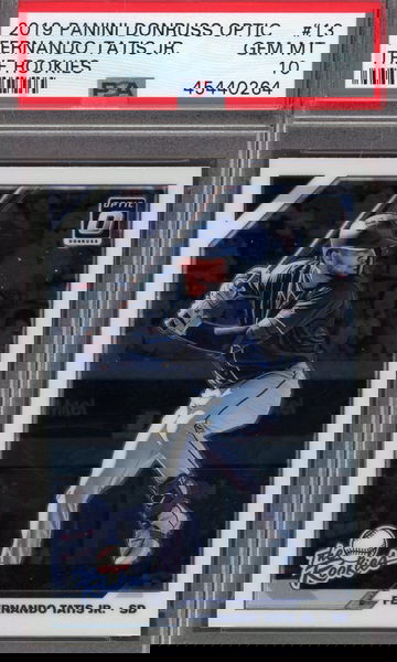 2019 Panini Donruss Optic Fernando Tatis Jr # 13 The Rookies PSA 10