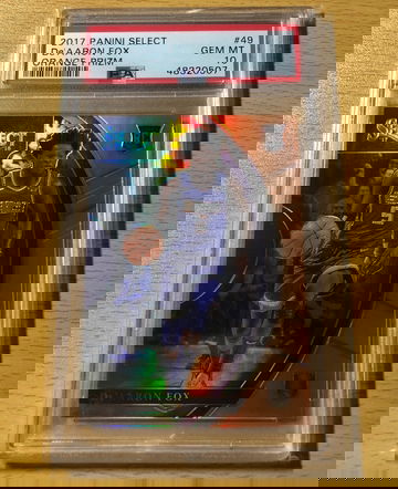 Select Orange De’Aaron Fox RC PSA 10