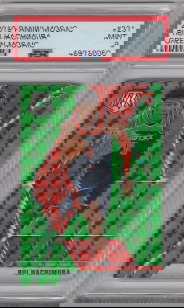 2019 Mosaic Rui Hachimura Green PSA 9