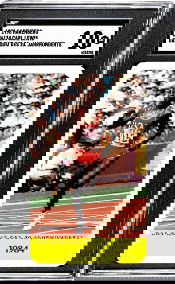 1998 Harenberg Jahrhunderts Carl Lewis Olympics Track & Field SGC 10 POP 1