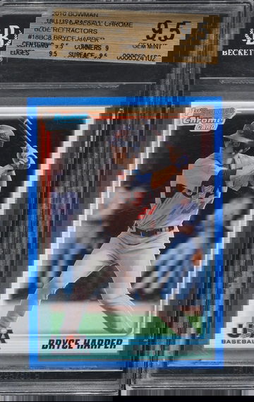 2010 Bowman Chrome USA Bryce Harper Blue Refractor PROSPECT /250 BGS 9.5 GEM