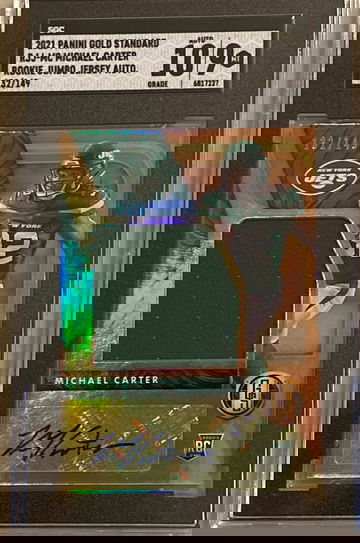 Michael Carter 2021 Gold Standard Patch Auto