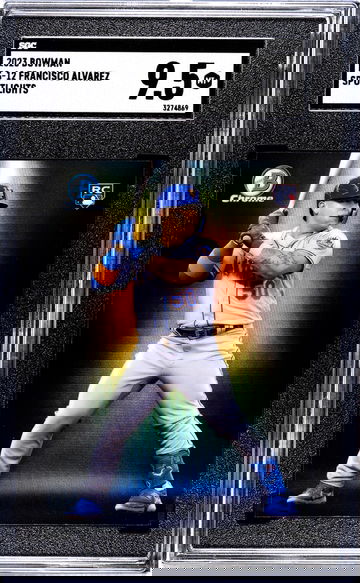 2023 Bowman #BS-12 Francisco Alvarez Spotlights SGC 9.5