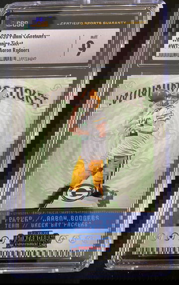 2020 Panini Contenders Aaron Rodgers Winning Ticket