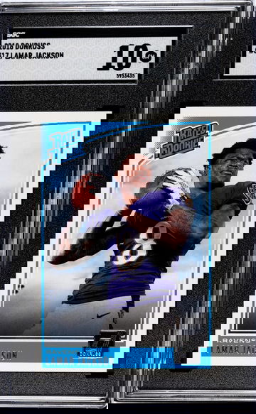 2018 Donruss #317 Lamar Jackson SGC 10