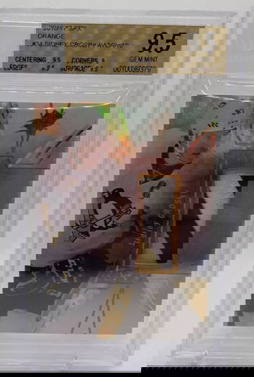 2016-17 SPX Sidney Crosby Orange Patch /10 BGS 9.5