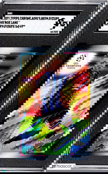 2021 Topps Chrome Aoki's Neon Future Noa Lang #85 SGC 9