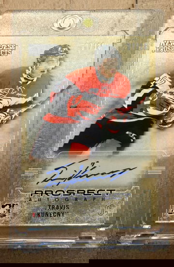 2014 ITG In The Game Heroes and Prospects Travis Konecny Auto Gold /10