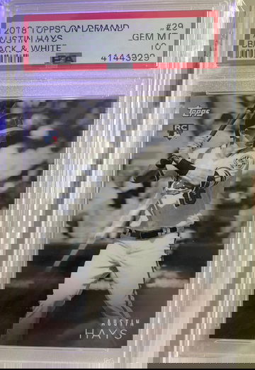 2018 Topps On Demand Austin Hays Black and White 