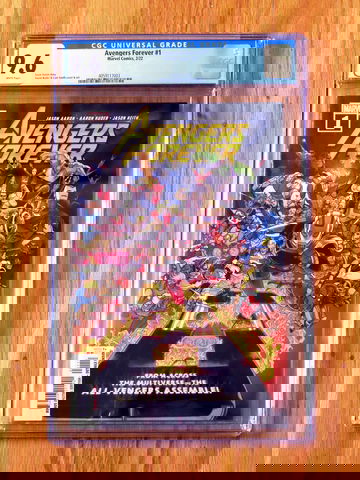 AVENGERS FOREVER #1 CGC 9.6 NM+ WP 1st Captain Carter cover Mariama Spector