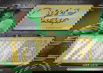 2024 Topps Triple Threads Autograph Relic Juan Soto #TTAR-JS05 Auto /18