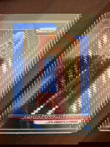 2018 Prizm Fast Break Blue Shai Gilgeous Alexander RC /175