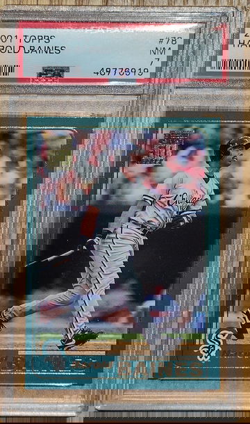 2001 Topps Harold Baines PSA 7