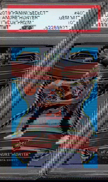 DeAndre Hunter 2019 Panini Select Light Blue Prizm RC 079/299 PSA 10