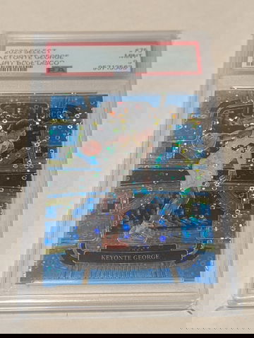 2023-24 Select 🏀 Keyonte George Light Blue Disco Rookie /99 Jazz PSA 9 RC SP 🔥