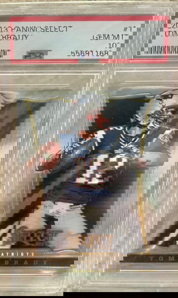 2013 Panini Select Tom Brady PSA GEM MT 10