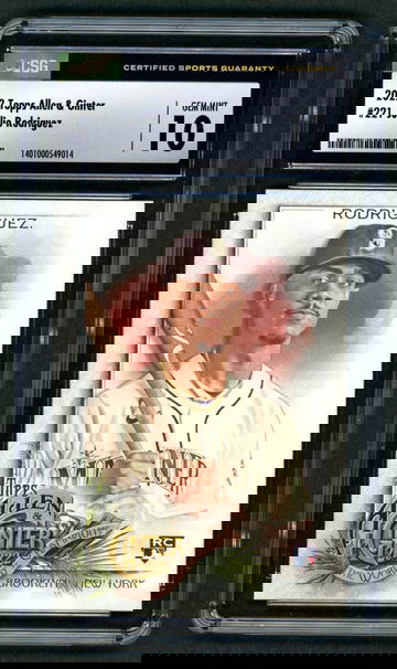 2022 Topps Allen & Ginter Julio Rodriguez Rookie rc #221 CSG 10 Gem Mint