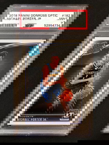 2018 Panini Donruss Optic - Michael Porter Jr - Rated Rookie Base PSA 9