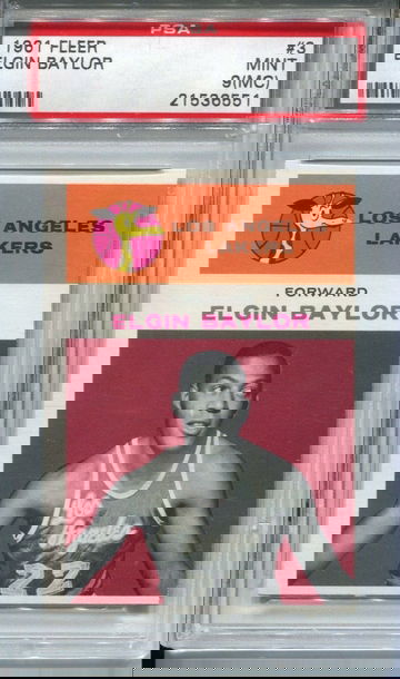 1961 Fleer #3 Elgin Baylor *** 9 (MC)