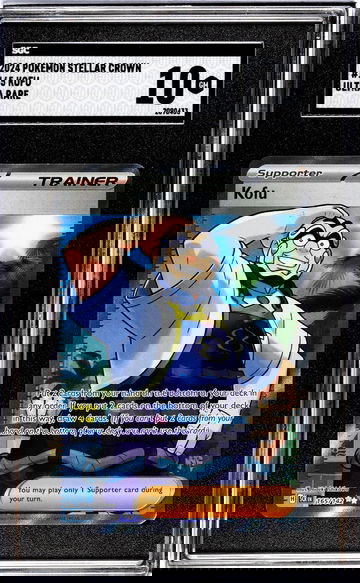 2024 Pokemon Stellar Crown Ultra Rare Kofu #165 SGC 10