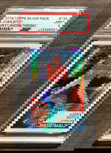 2018 Topps Update Juan Soto Silver Pack Chrome