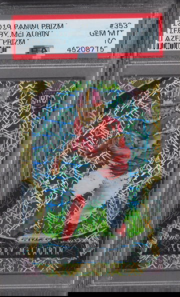 2019 Prizm Terry McLaurin Lazer prizm PSA 10