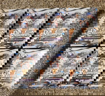 Lot of 6 x 2021 Bowman Platinum Blaster Boxes