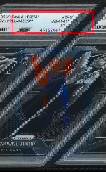 2019 Zion Williamson Prizm PSA 10